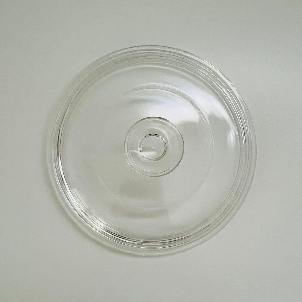 CORNING NY USA Clear Glass 7.75" Round Replacement Lid #27